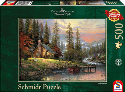 Schmidt Spiele 58455 Thomas Kinkade Puzzle, Multicolor