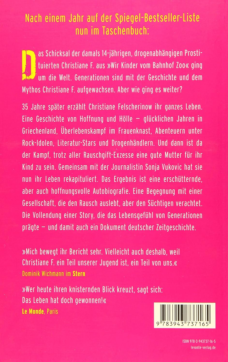 Christiane F.: Mein zweites Leben