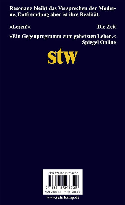 Resonanz: Eine Soziologie der Weltbeziehung (suhrkamp taschenbuch wissenschaft