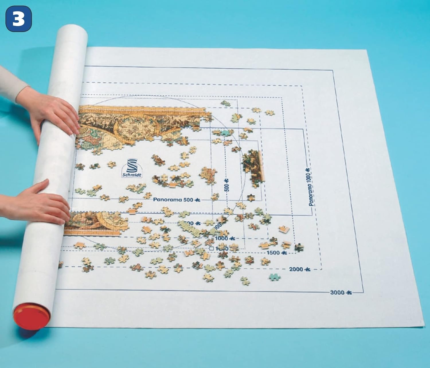 Schmidt Puzzle Pad for Jigzaw Puzzles up to 3000 Pieces