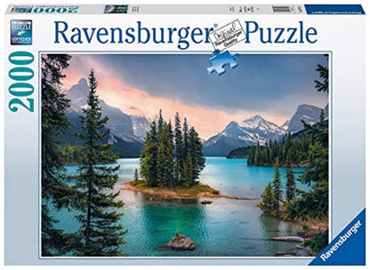 Ravensburger 16714 Jigsaw Puzzle Spirit Island Canada 2000 Pieces, Black