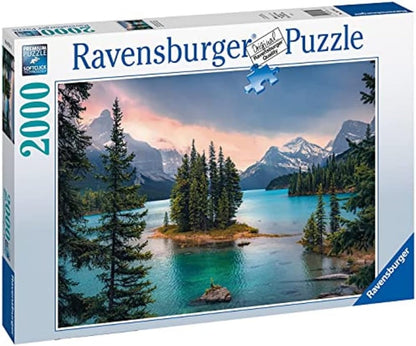 Ravensburger 16714 Jigsaw Puzzle Spirit Island Canada 2000 Pieces, Black