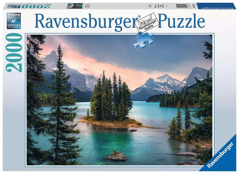 Ravensburger 16714 Jigsaw Puzzle Spirit Island Canada 2000 Pieces, Black