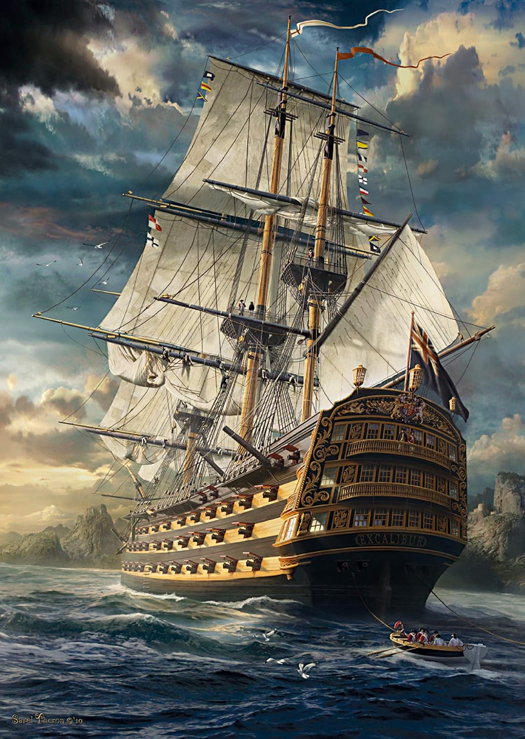 Schmidt | Sails Set (1000pc) | Puzzle | Ages 12+ | 1 Players
