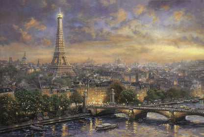 Schmidt Spiele, Thomas Kinkade: Paris, City of Love (1000pc), Puzzle, Ages 12+