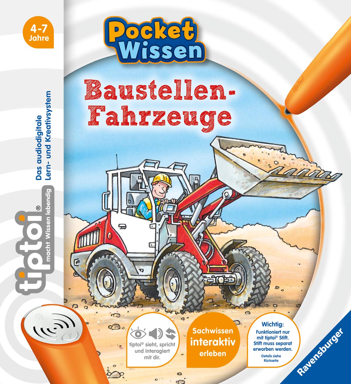 Ravensburger RAV tiptoi B Baustellenfahrzeuge | 55406