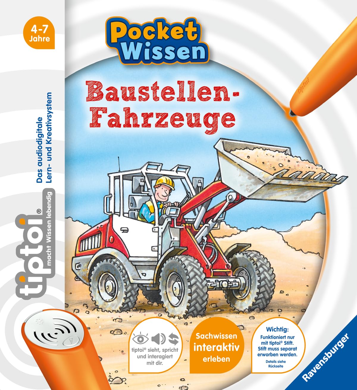 Ravensburger RAV tiptoi B Baustellenfahrzeuge | 55406