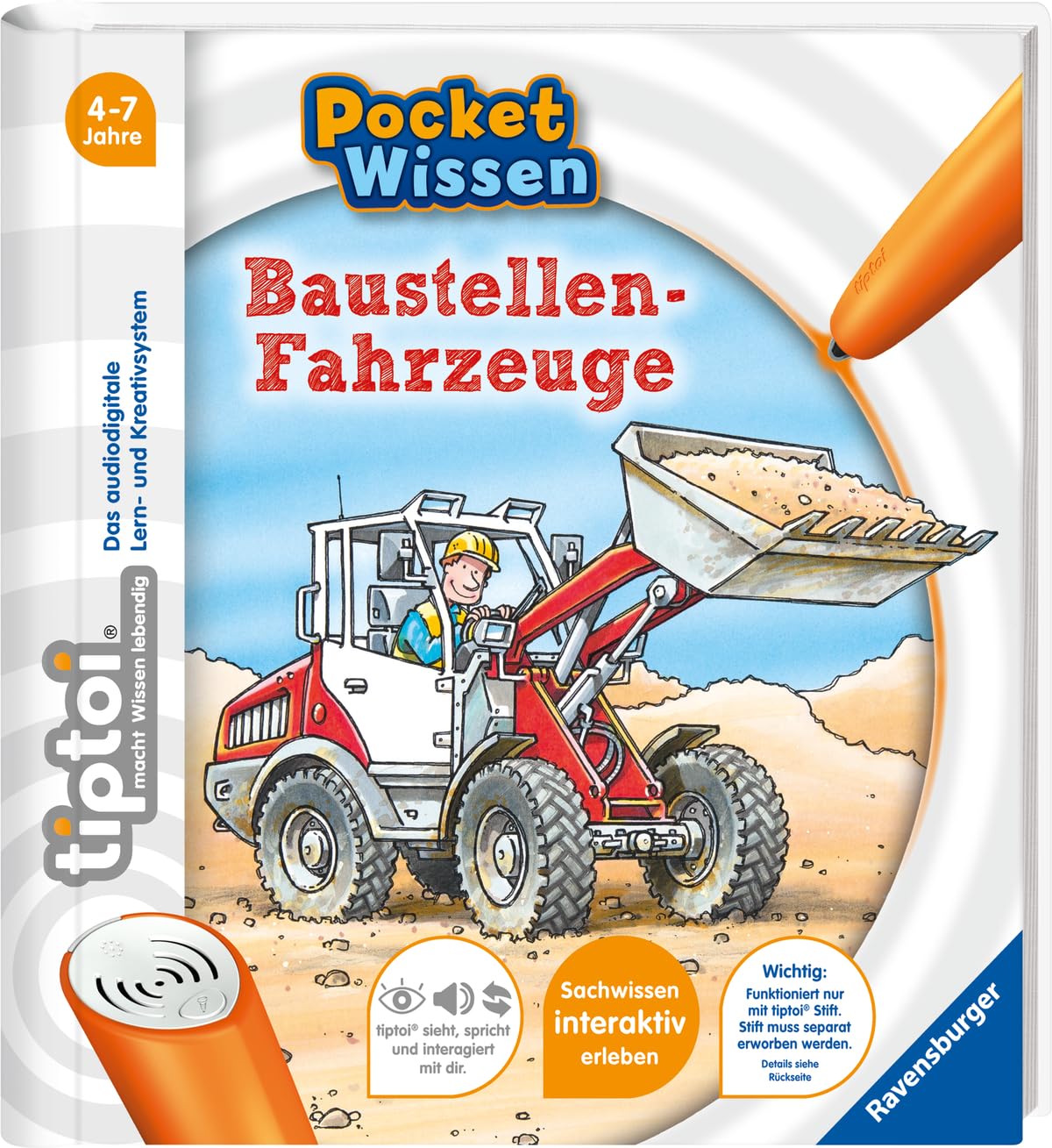Ravensburger RAV tiptoi B Baustellenfahrzeuge | 55406