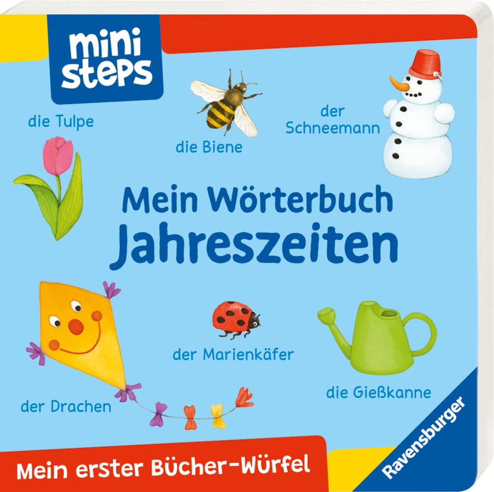 ministeps: Mein erster Bücher-Würfel: Meine ersten Wörter (Bücher-Set): Ab 12 Monate (ministeps Bücher)