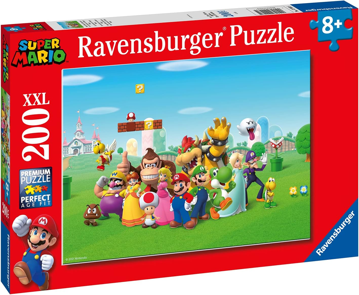 Ravensburger Super Mario Brothers Pencil Pot 3D Jigsaw Puzzles for Kids Age 6 Years Up - 54 Pieces - No Glue Required