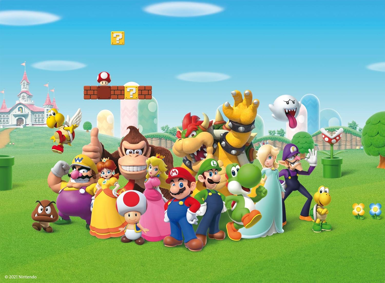 Ravensburger Super Mario Brothers Pencil Pot 3D Jigsaw Puzzles for Kids Age 6 Years Up - 54 Pieces - No Glue Required