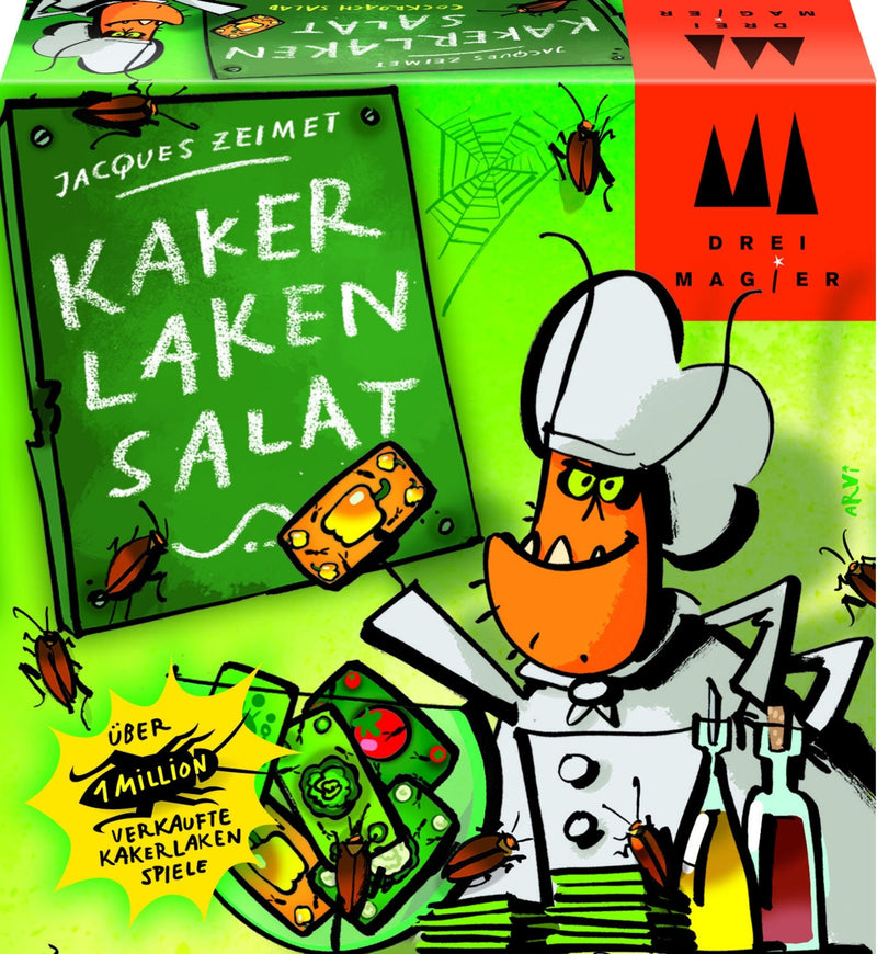 Schmidt Spiele GmbH CSG40839 Card Game, Cockroach Salad Single