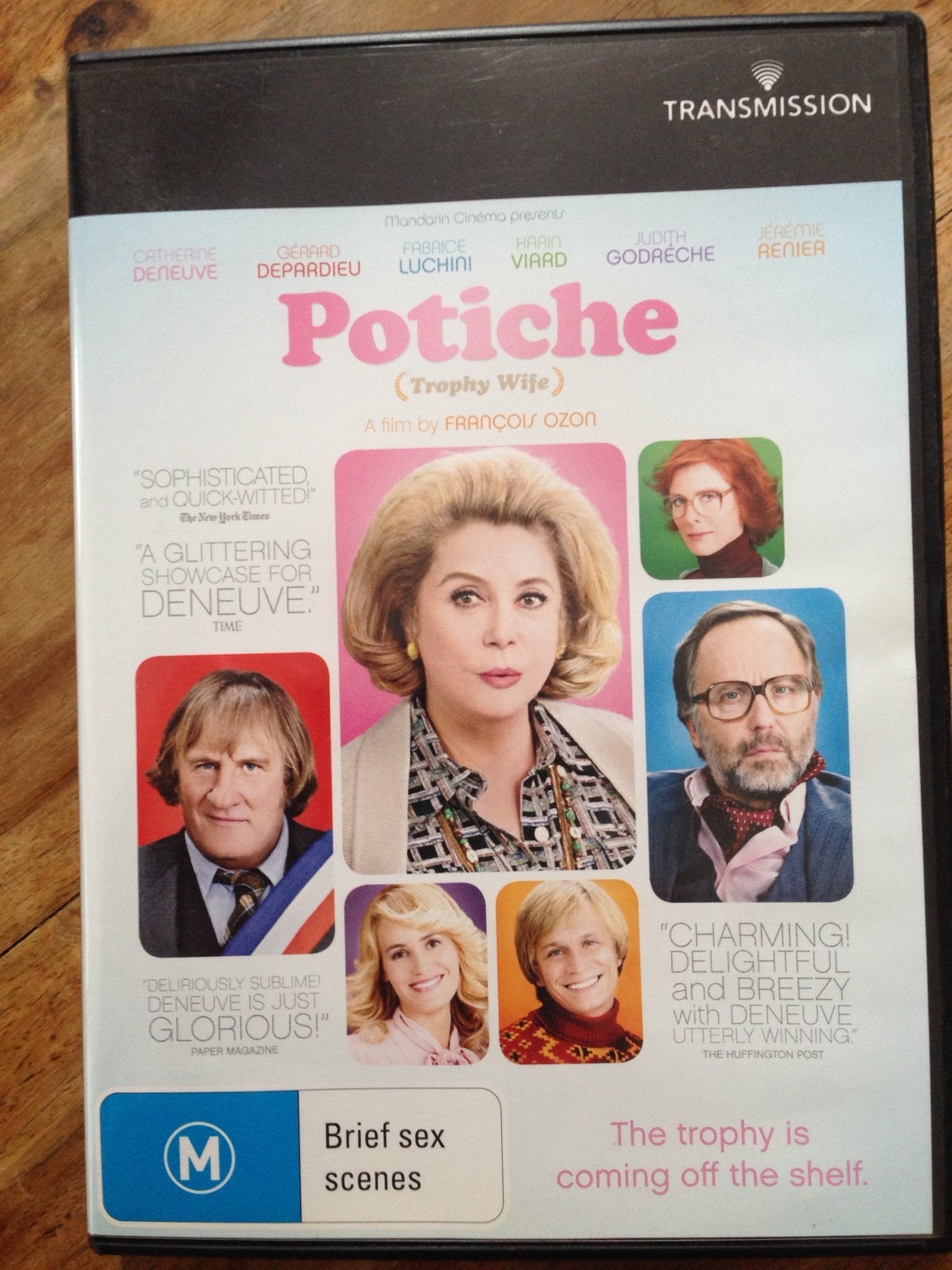 Potiche (Trophy Wife) DVD  Deneuve,Depardieu.France TV