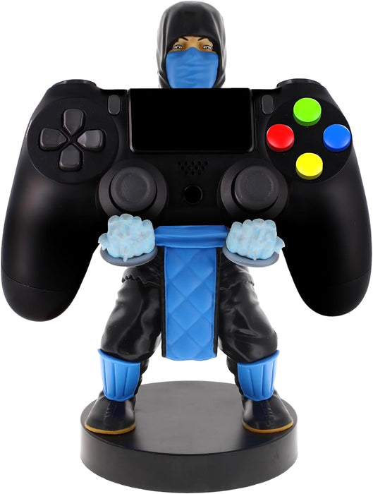 Cable Guys - Mortal Kombat Sub Zero Gaming Accessories Holder & Phone Holder for Most Controller (Xbox, Play Station, Nintendo Switch) & Phone