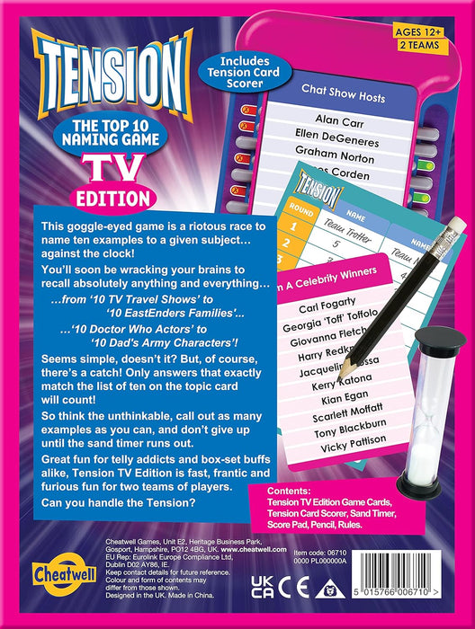 Cheatwell Games Tension TV Edition