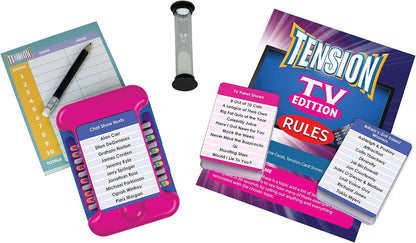Tension TV Edition - The Top 10 Naming Game - Party Game For Ages 12+ - Television Trivia Game That Will Keep You Guessing