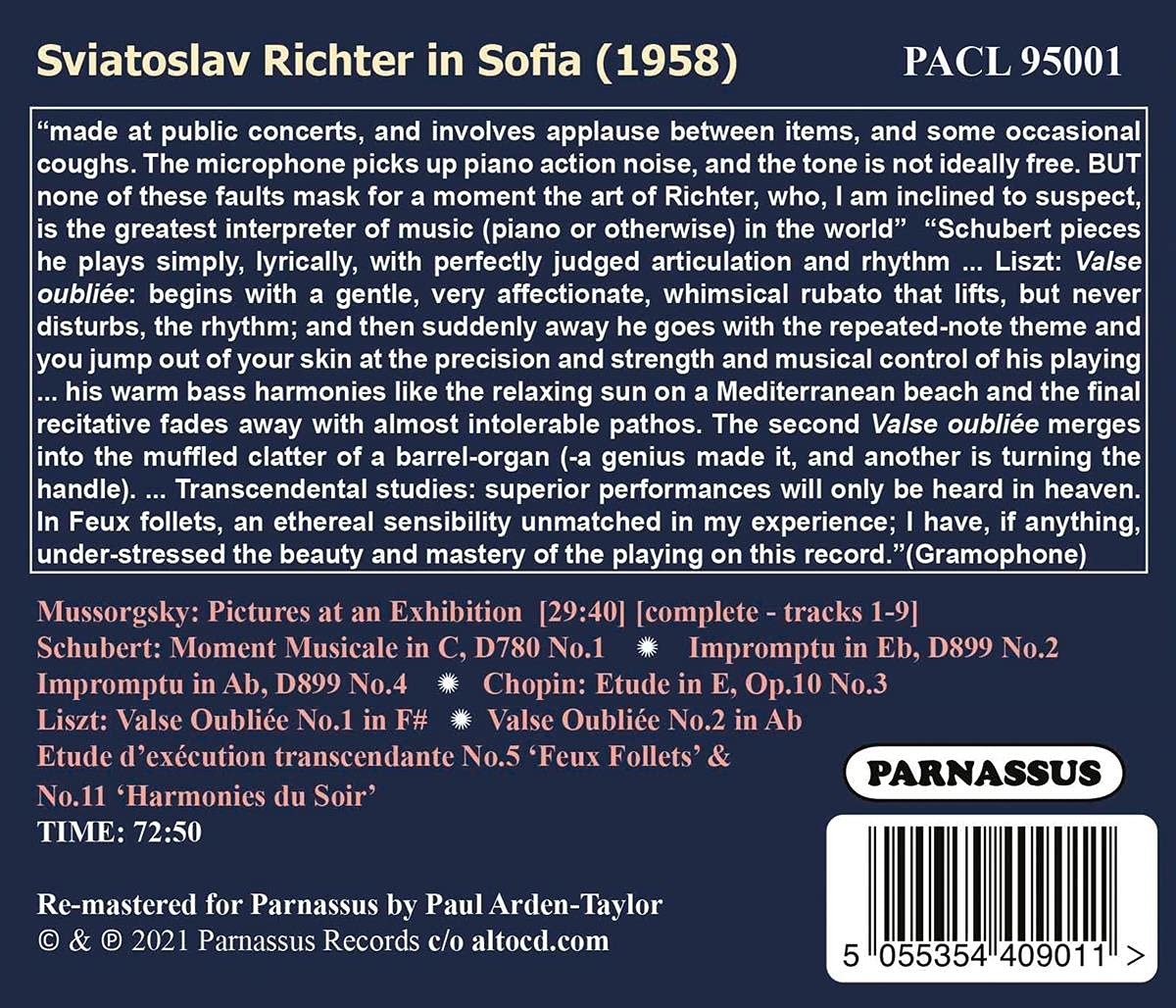 Sviatoslav Richter in Sofia (1958)