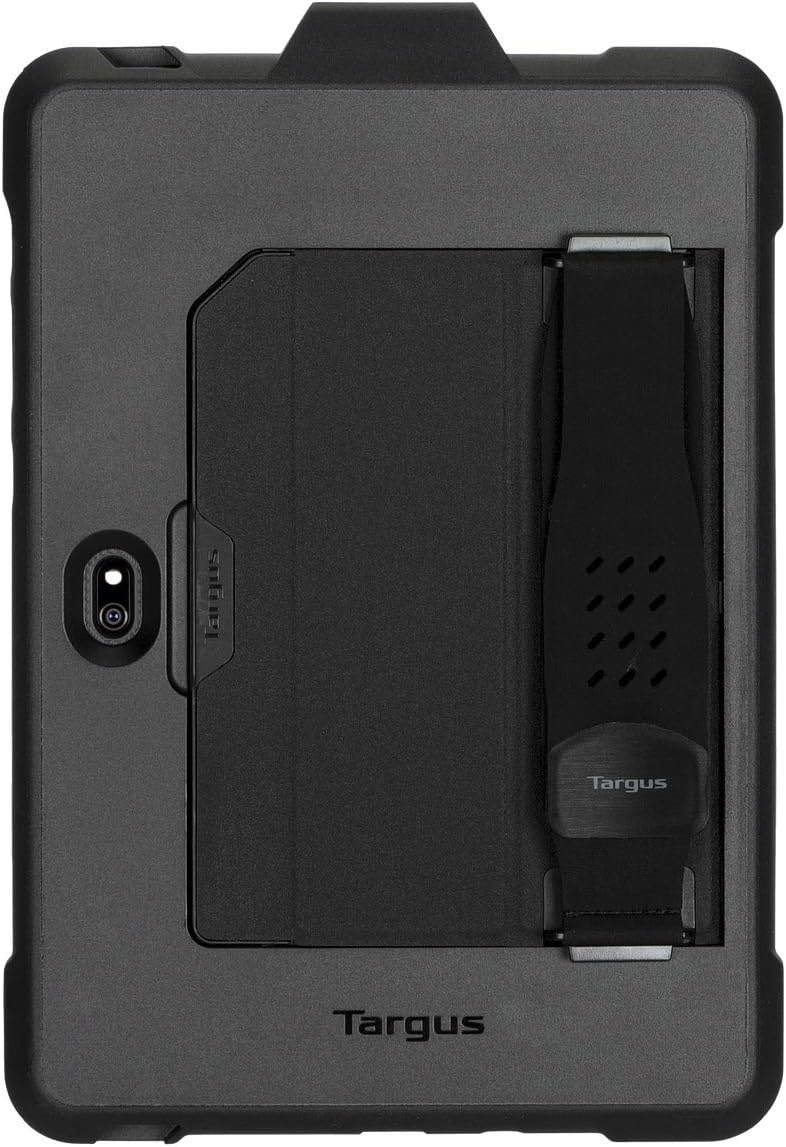 Targus Field-Ready Samsung Galaxy Tab Active Pro Protective Tablet Case Cover with Hands Free Kickstand, Military Grade Drop- Safe Protection, Secure Closure, Water-resistant, Black (THD501GLZ