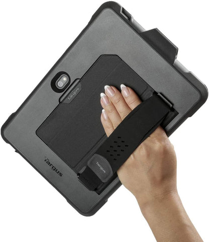 Targus Field-Ready Samsung Galaxy Tab Active Pro Protective Tablet Case Cover with Hands Free Kickstand, Military Grade Drop- Safe Protection, Secure Closure, Water-resistant, Black (THD501GLZ
