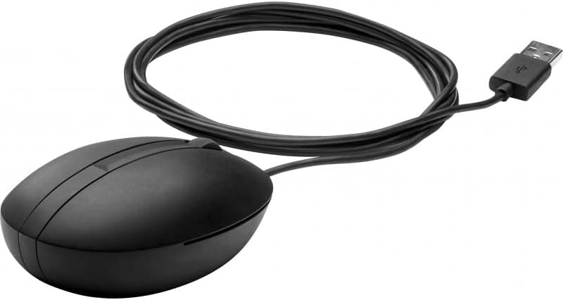 HP 320M Wired Desktop Mouse - Black