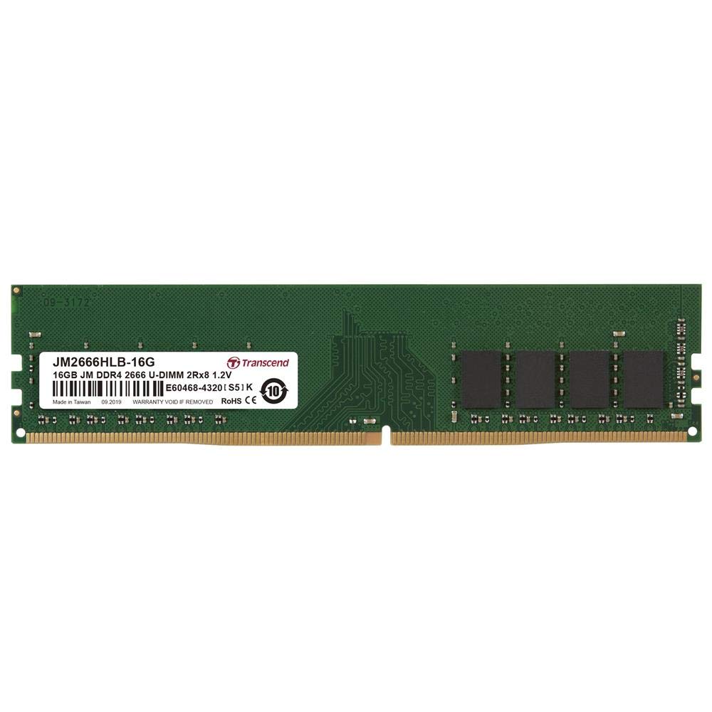 Transcend 16 GB JetRAM DDR4 2666Mhz U-DIMM 2Rx8 1Gx8 CL19 1.2 V