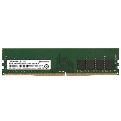Transcend 16 GB JetRAM DDR4 2666Mhz U-DIMM 2Rx8 1Gx8 CL19 1.2 V