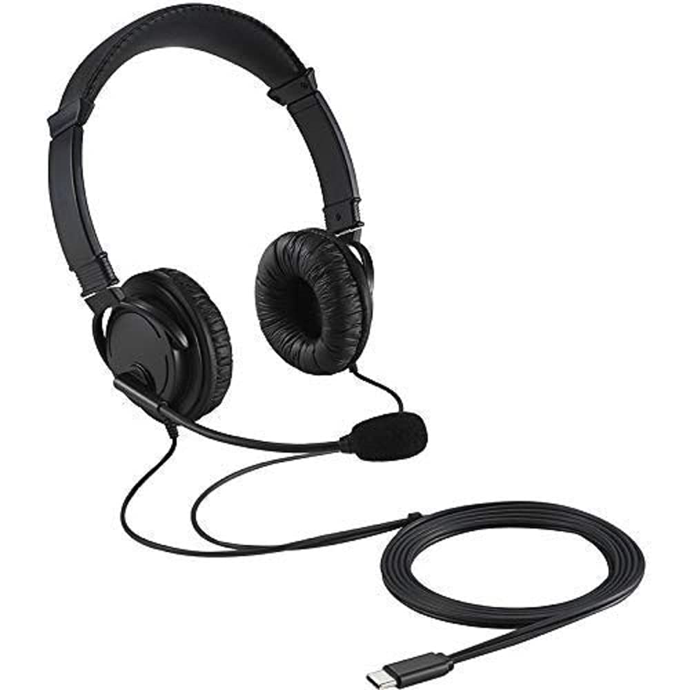Kensington USB-C Hi-Fi Headphones with Built in Microphone, Stereo Sound, Adjustable Noise Cancelling Mic, Padded Professional Conference Call Standard for Work or Gaming - K97457WW