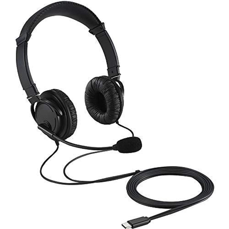 Kensington USB-C Hi-Fi Headphones with Built in Microphone, Stereo Sound, Adjustable Noise Cancelling Mic, Padded Professional Conference Call Standard for Work or Gaming - K97457WW
