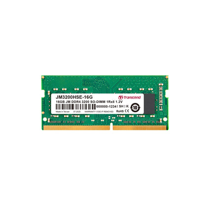 Transcend JM3200HSE-16G |DDR4-3200 Unbuffered SO-DIMM 16GB