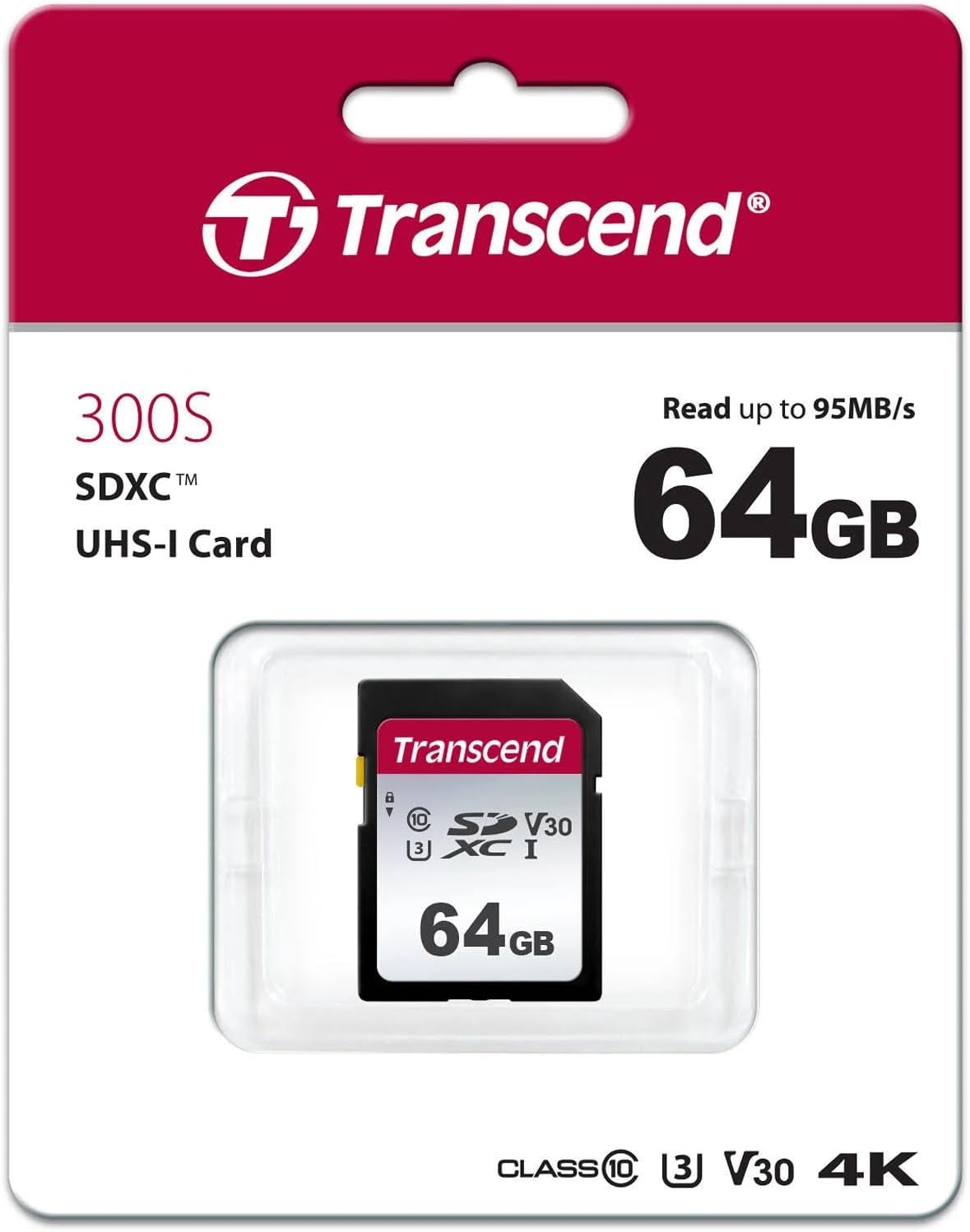 TRANSCEND - 64GB UHS-I U3 SD CARD