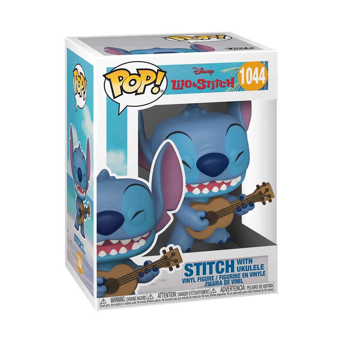 Funko POP! Disney: Stitch With Ukulele - Lilo and Stitch - Collectable Vinyl Figure - Gift Idea - Official Merchandise - Toys for Kids & Adults - Movies Fans - Model Figure for Collectors and Display