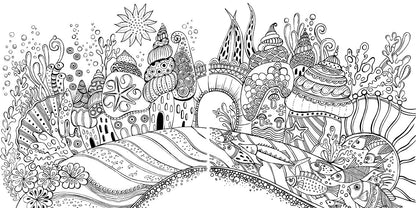 Die Welt unter der Lupe – zu Wasser: Ausmalen und durchatmen (Die Welt wird bunt, Band 7