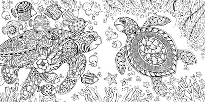 Die Welt unter der Lupe – zu Wasser: Ausmalen und durchatmen (Die Welt wird bunt, Band 7