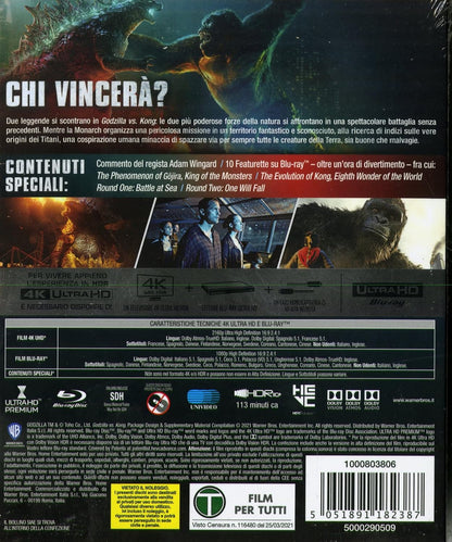Godzilla Vs Kong (4K Ultra-HD+Blu-Ray