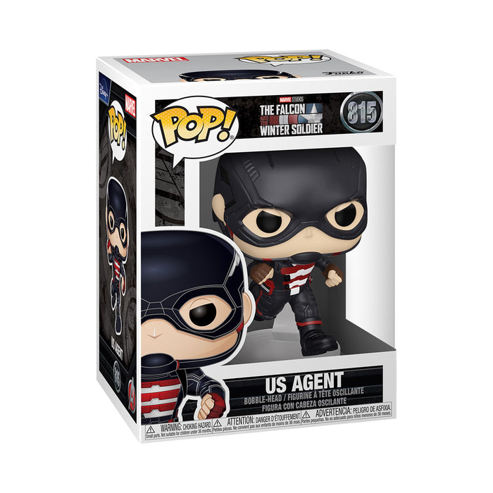 Funko Pop! Marvel: The Falcon & Winter Soldier - Captain America - U.S. Agent - The Falcon and The Winter Soldier - Vinyl-Sammelfigur - Geschenkidee - Offizielle Handelswaren - TV Fans