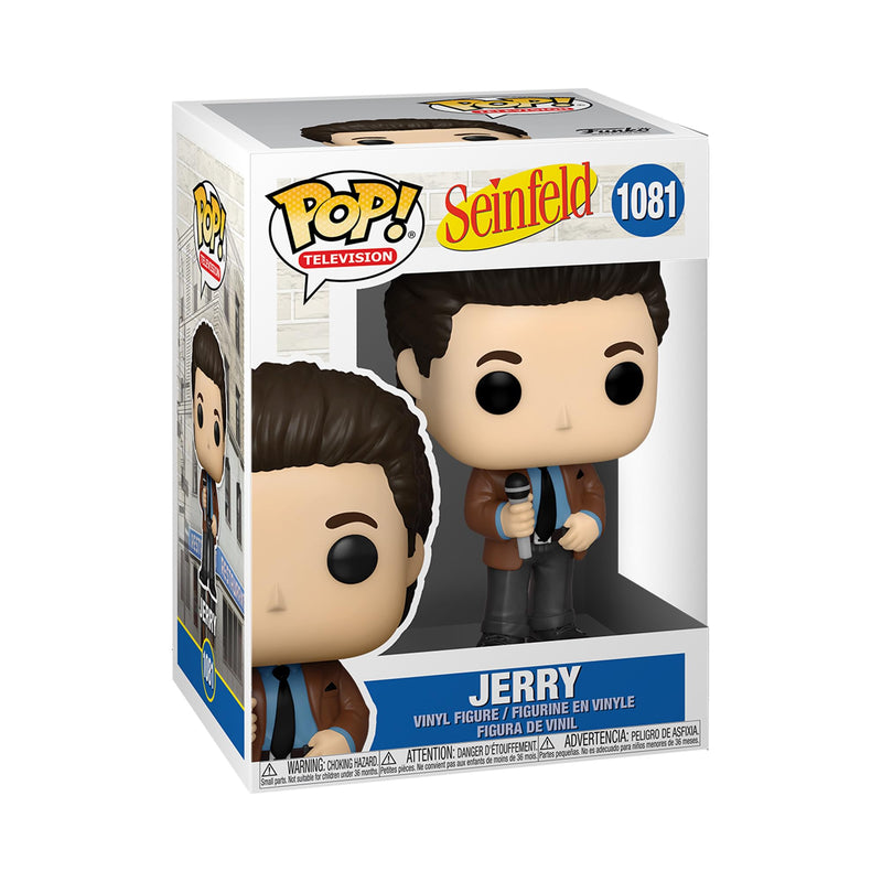 Funko Pop! TV: Seinfeld - Jerry Seinfeld Doing Standup- Figura in Vinile da Collezione - Idea Regalo - Merchandising Ufficiale - Giocattoli per Bambini e Adulti - TV Fans