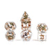 Resin Poly Dice Set: Gear Dice