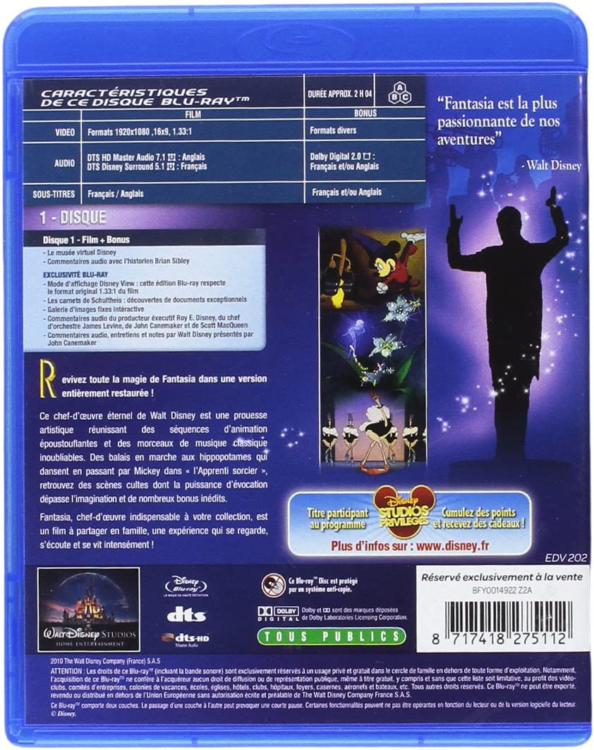 THE WALT DISNEY COMPAGNY Fantasia