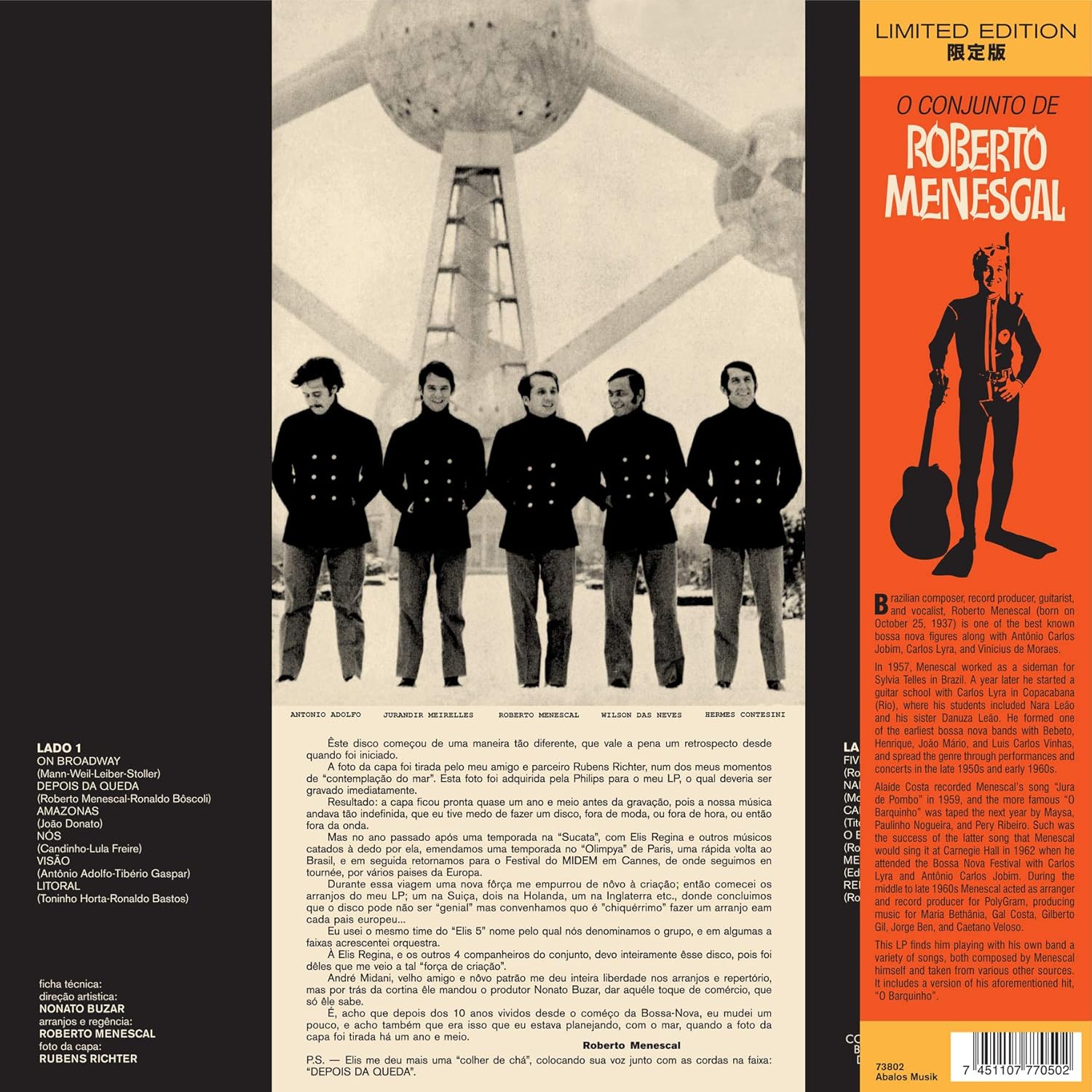 O Conjunto de Roberto Menescal (Limited Edition)