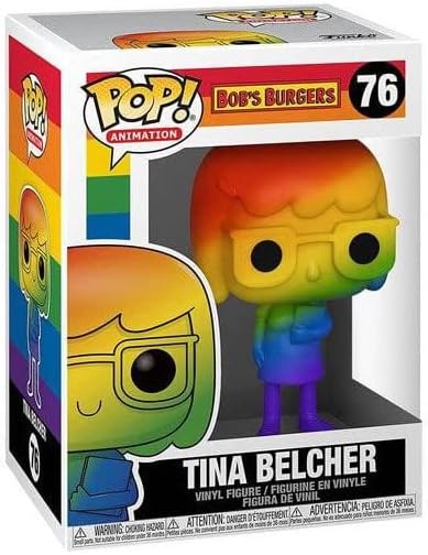 Funko POP! Animation: Pride - Tina Belcher - Rainbow - Bob's Burgers - Collectable Vinyl Figure - Gift Idea - Official Merchandise - Toys for Kids & Adults - TV Fans - Model Figure for Collectors
