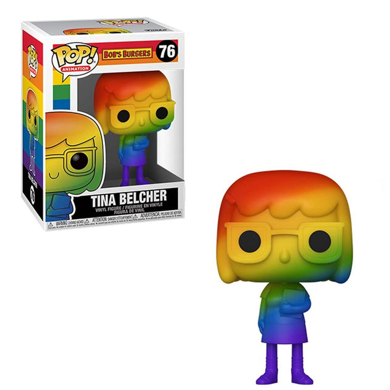 Funko POP! Animation: Pride - Tina Belcher - Rainbow - Bob's Burgers - Collectable Vinyl Figure - Gift Idea - Official Merchandise - Toys for Kids & Adults - TV Fans - Model Figure for Collectors
