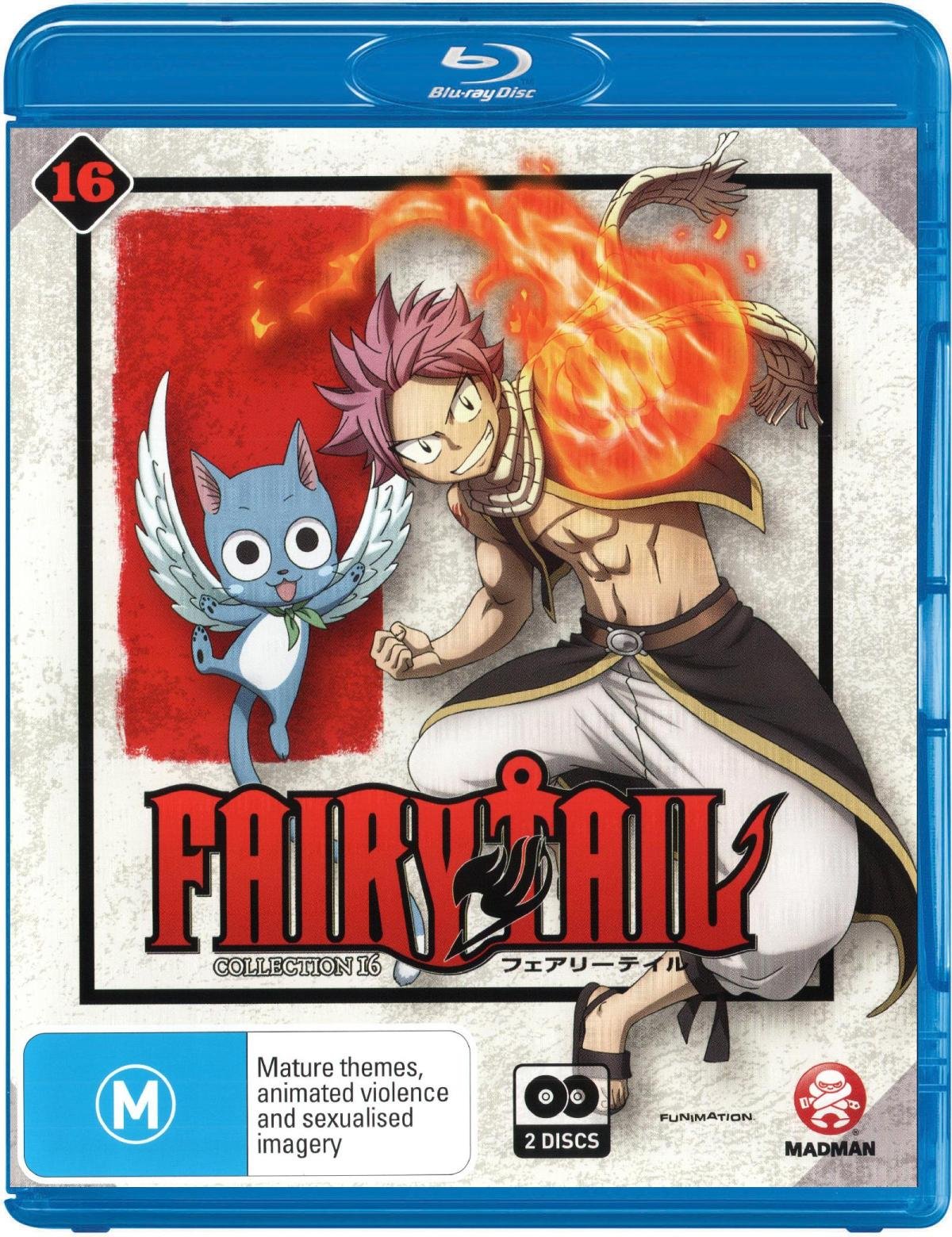 Fairy Tail: Collection 16 (Eps 176-186) Blu-Ray (Region B) (Aus Import