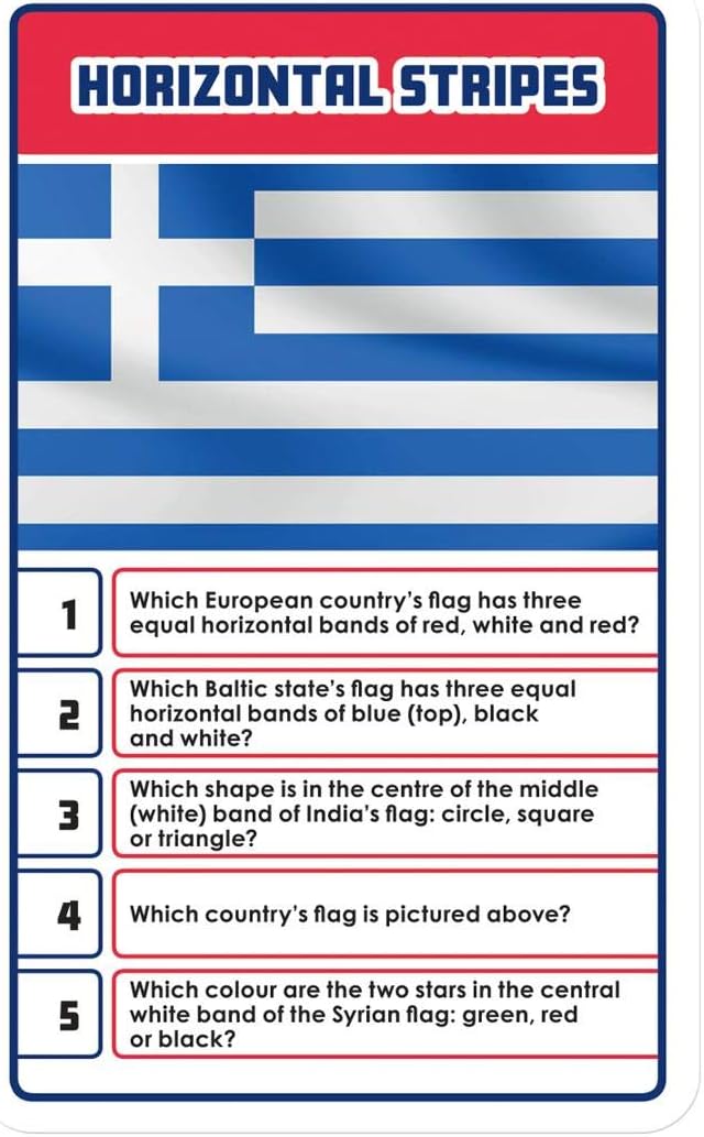 Top Trumps Countries and Flags Quiz Game Countries and Flags of the World