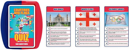 Top Trumps Countries and Flags Quiz Game Countries and Flags of the World