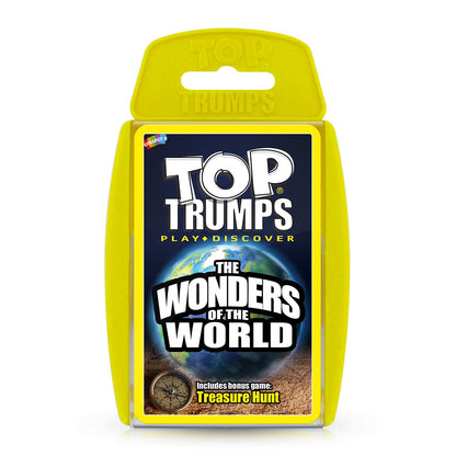 Top Trumps Wonders of The World Classics Kartenspiel: Entdecken Sie interessante Fakten in diesem pädagogischen Spiel, einschließlich der Höhe des Mount Everest, für 2 Spieler und mehr als 6 Jahre.