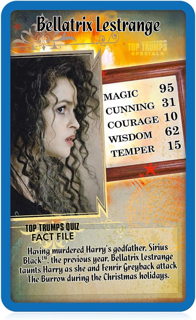 Top Trumps Harry Potter y el Príncipe Medio Sangre Juego de Cartas Especiales