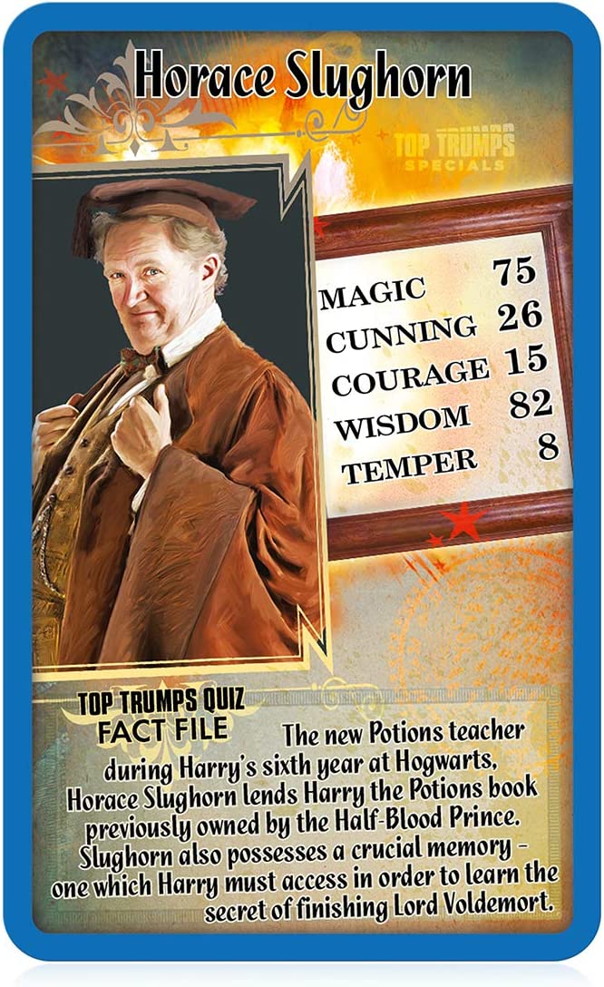 Top Trumps Harry Potter y el Príncipe Medio Sangre Juego de Cartas Especiales