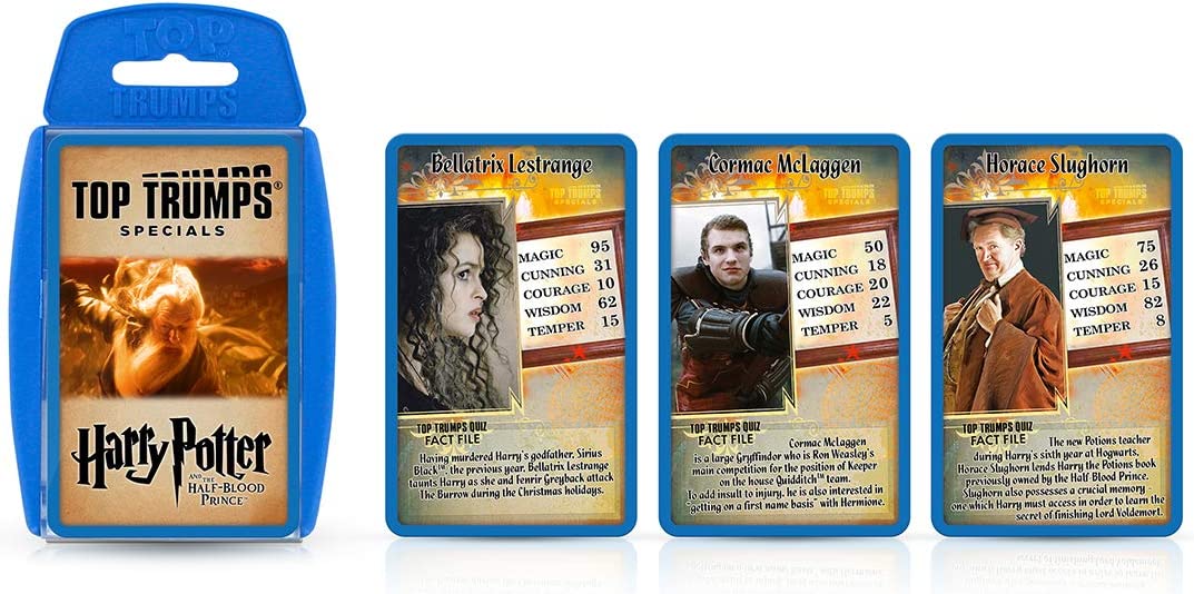 Top Trumps Harry Potter y el Príncipe Medio Sangre Juego de Cartas Especiales