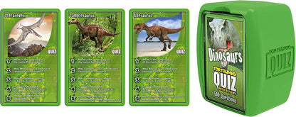 Dinosaur Top Trumps Quiz Game; Fun trivia about the great Terrible Lizards|Fun family game for ages 6 & up Dinosaurs