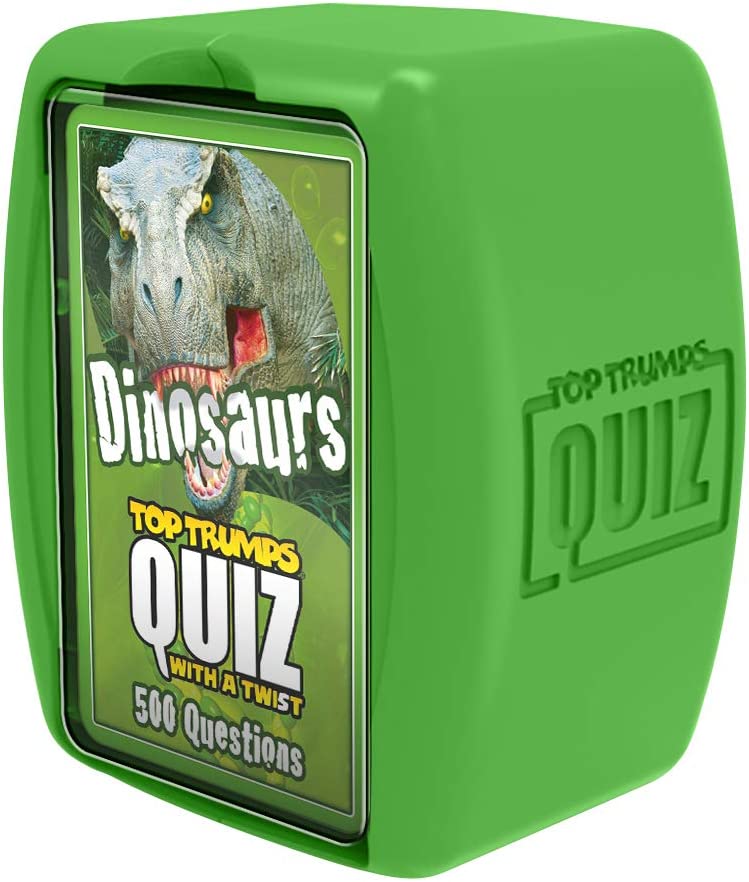 Dinosaur Top Trumps Quiz Game; Fun trivia about the great Terrible Lizards|Fun family game for ages 6 & up Dinosaurs